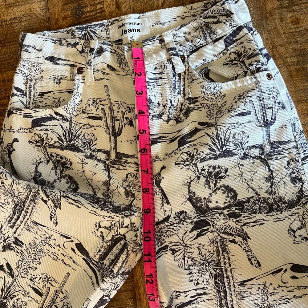 Reformation Oasis High Rise Straight Jeans Size 24 - Picture 8 of 15